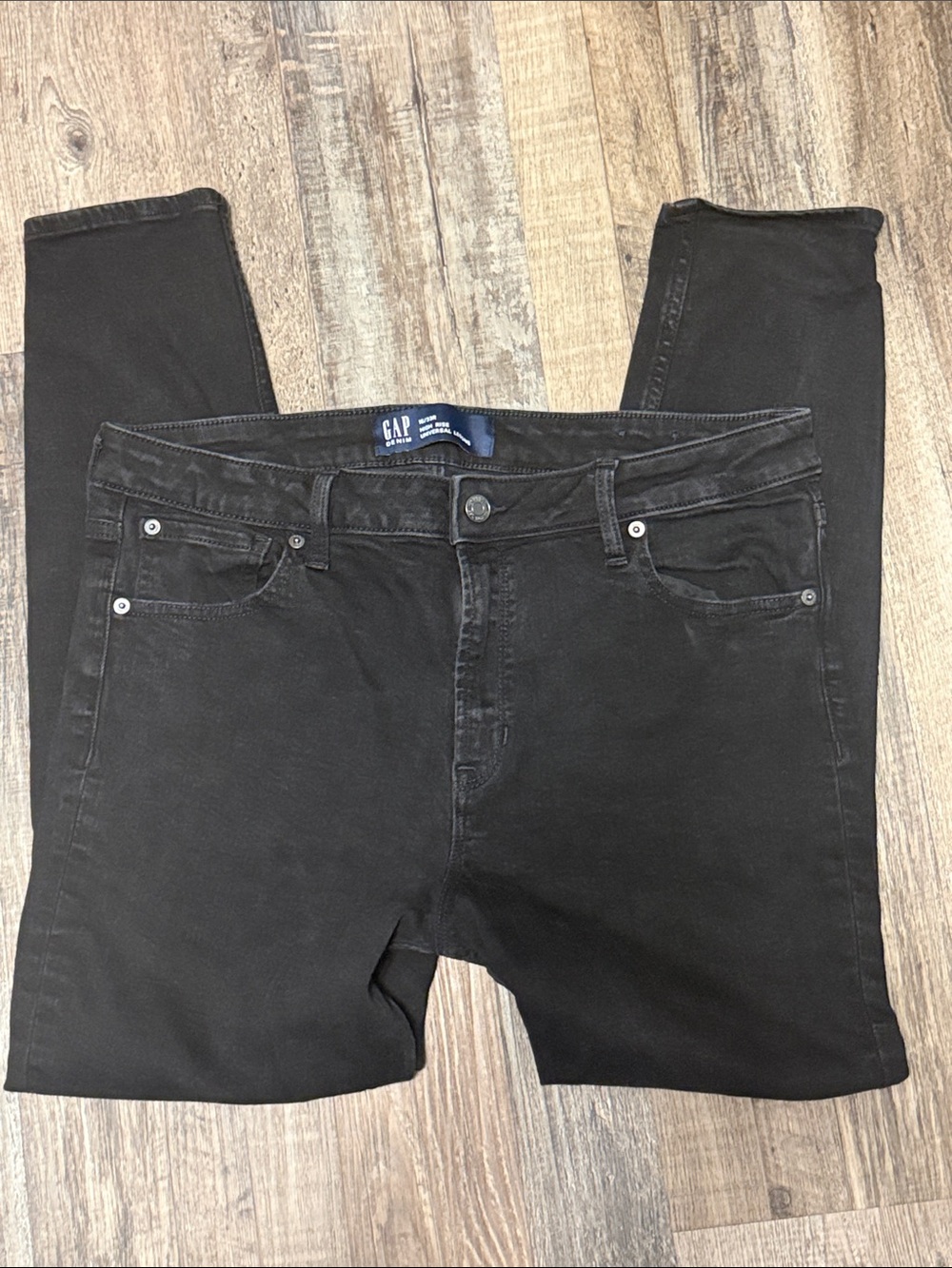 GAP Denim High Rise Universal Black Legging Women’s Size 16 33